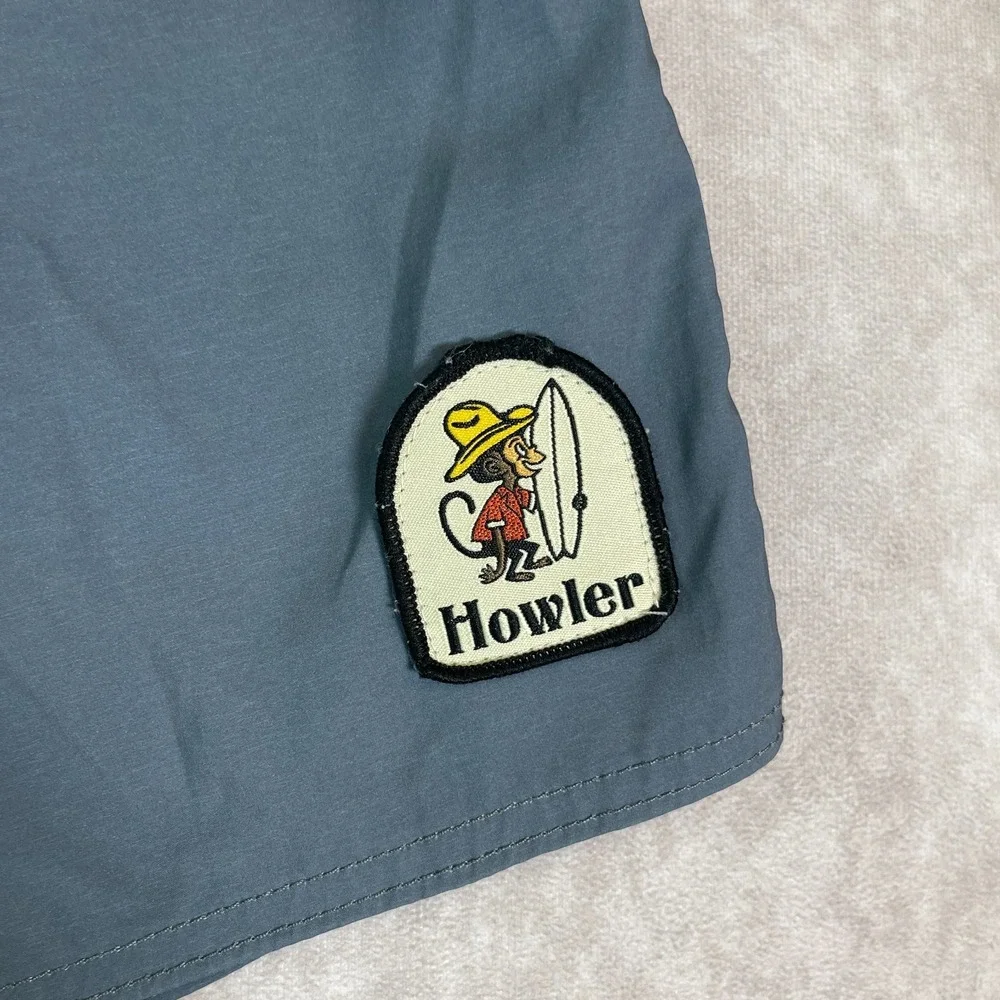 Howler Bros Board Shorts Mens 28 Blue Beach Surf Swim Casual Trunks Drawstring
